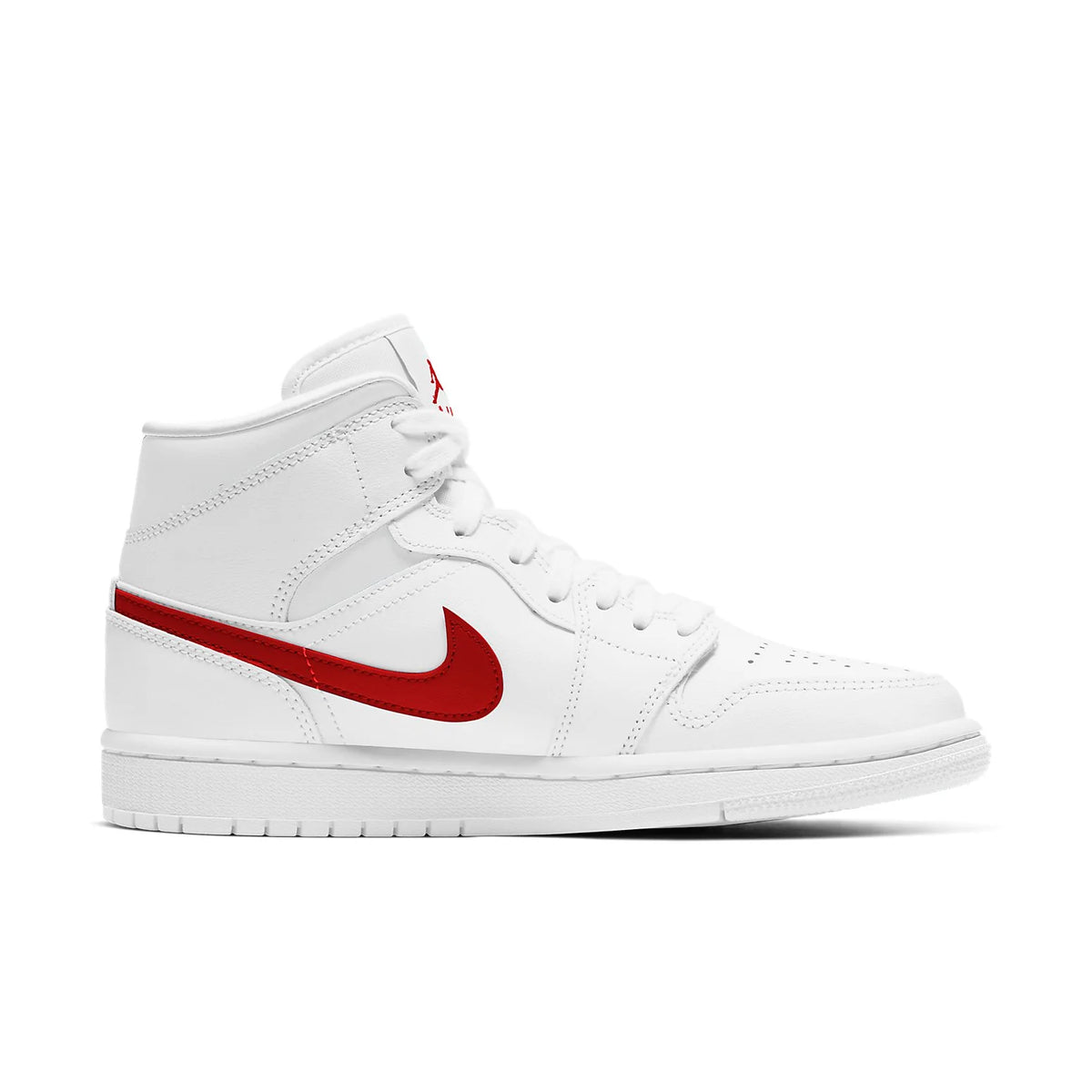 Air Jordan 1 Mid 'White University Red'