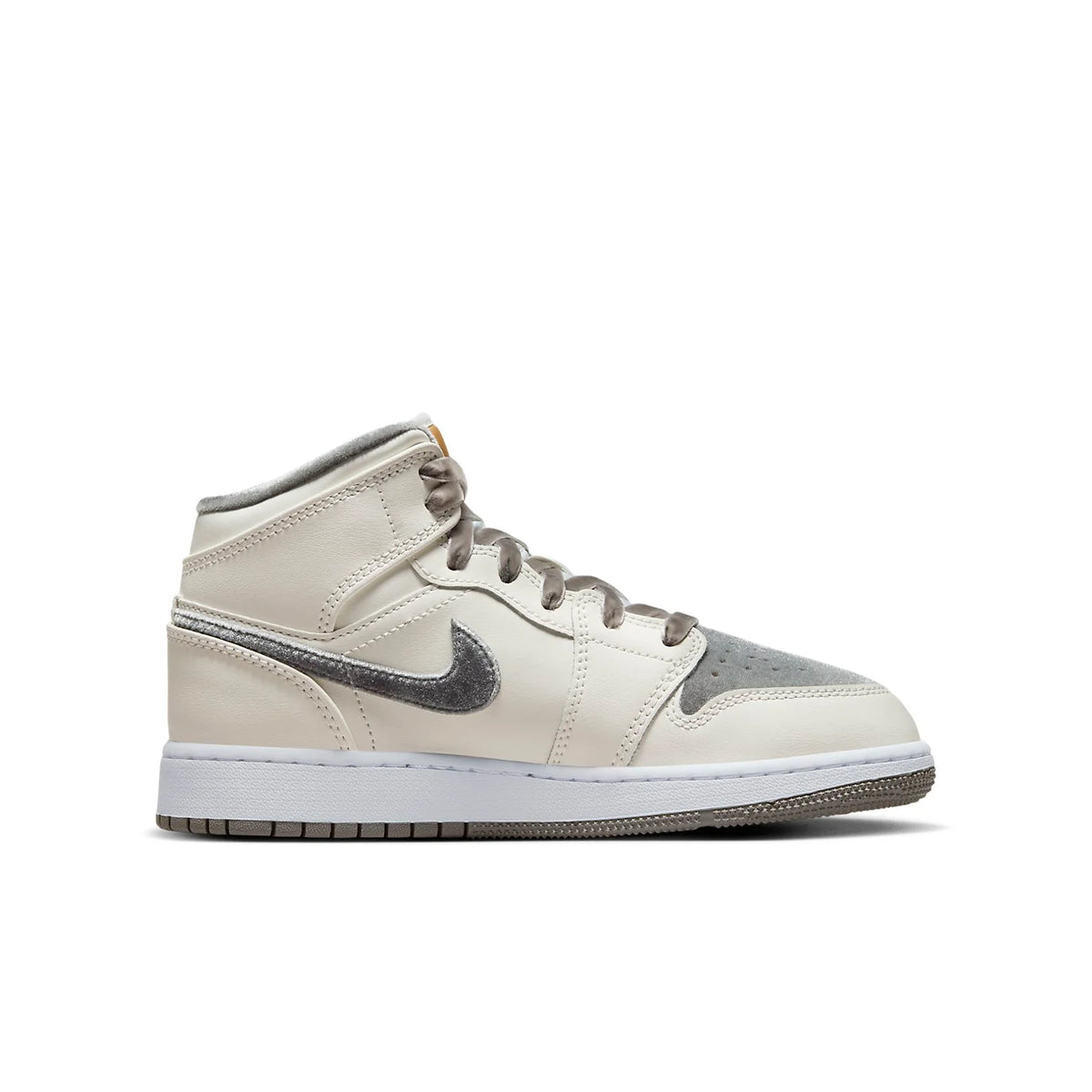 Air Jordan 1 Mid 'Grey Velvet Toe'