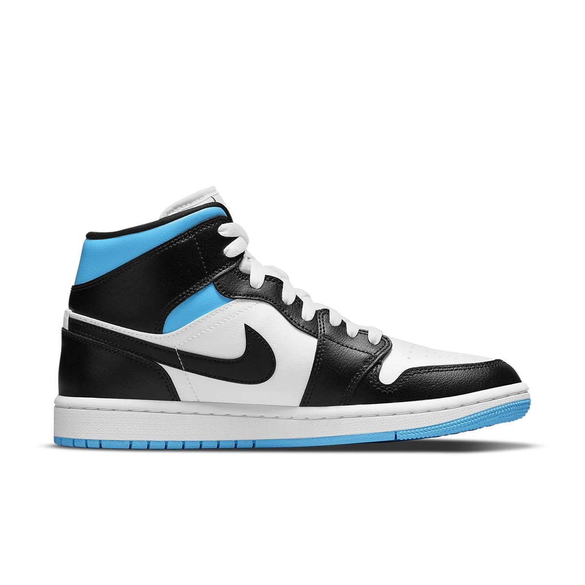 Air Jordan 1 Mid 'University Blue Black White'
