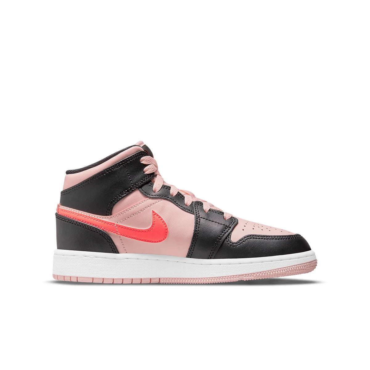 Air Jordan 1 Mid 'Black Pink Crimson'