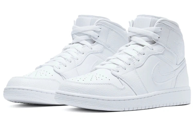 Air Jordan 1 Mid 'Triple White'