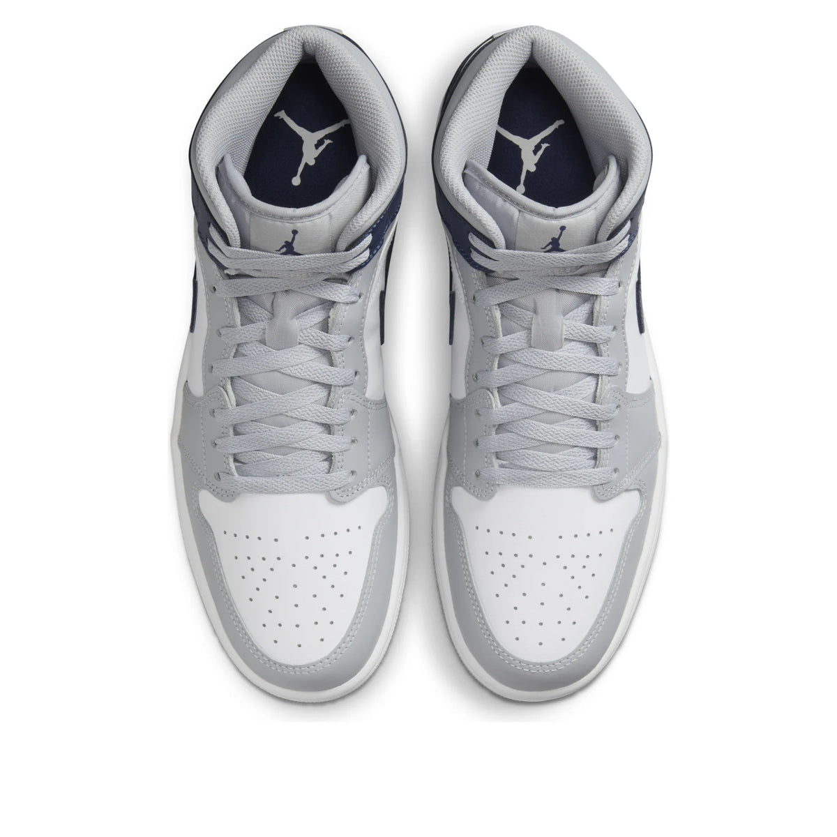 Air Jordan 1 Mid 'Wolf Grey Midnight Navy'