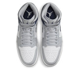 Air Jordan 1 Mid 'Wolf Grey Midnight Navy'