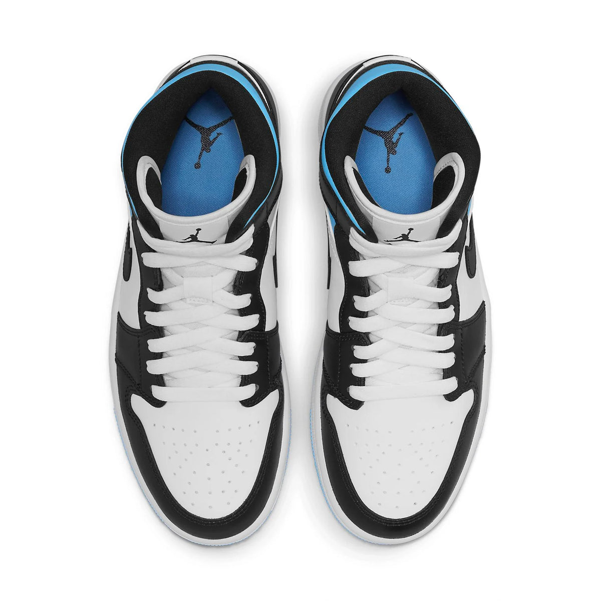 Air Jordan 1 Mid 'University Blue Black White'