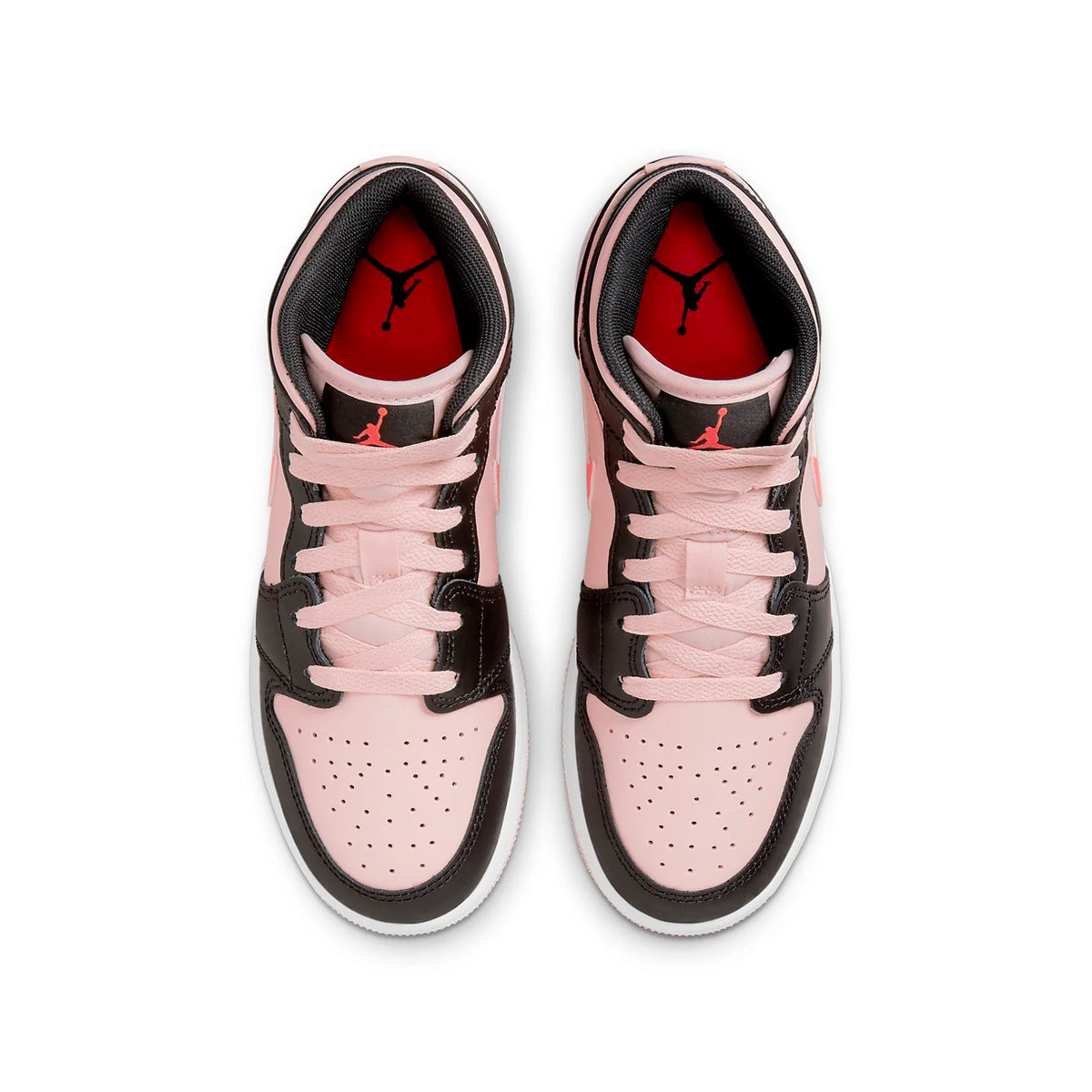 Air Jordan 1 Mid 'Black Pink Crimson'