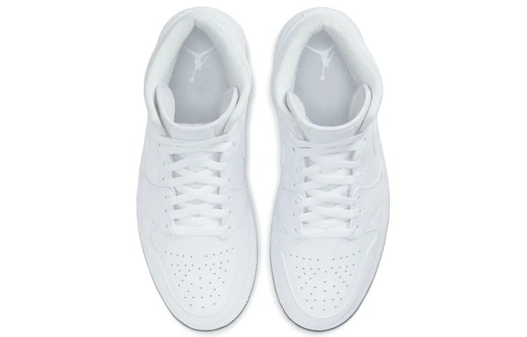 Air Jordan 1 Mid 'Triple White'