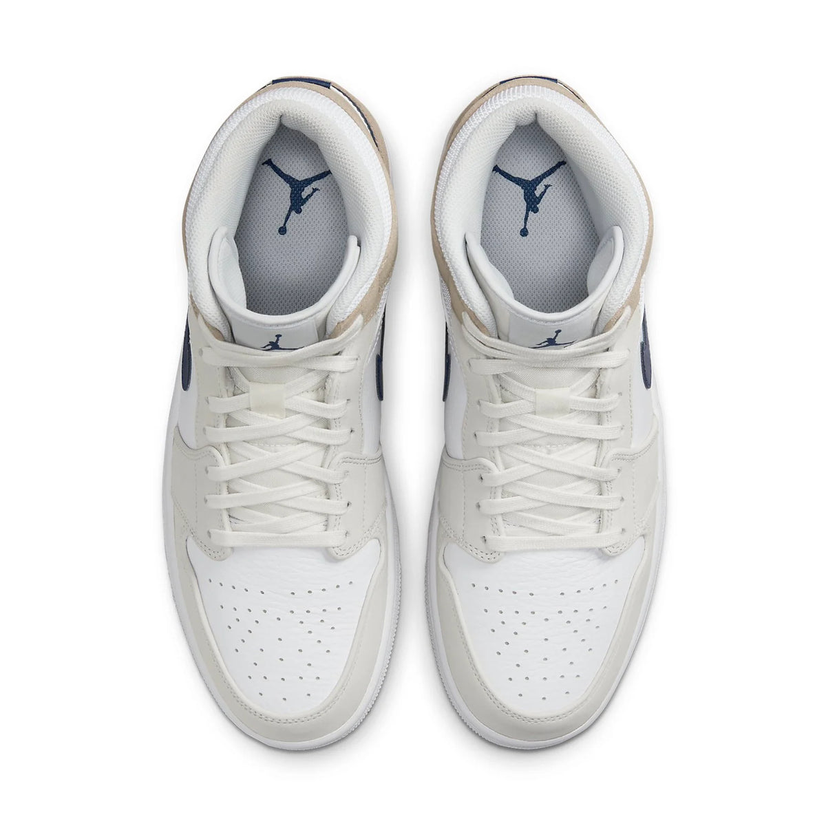 Air Jordan 1 Mid 'White Khaki Blue Void'