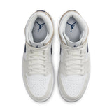 Air Jordan 1 Mid 'White Khaki Blue Void'