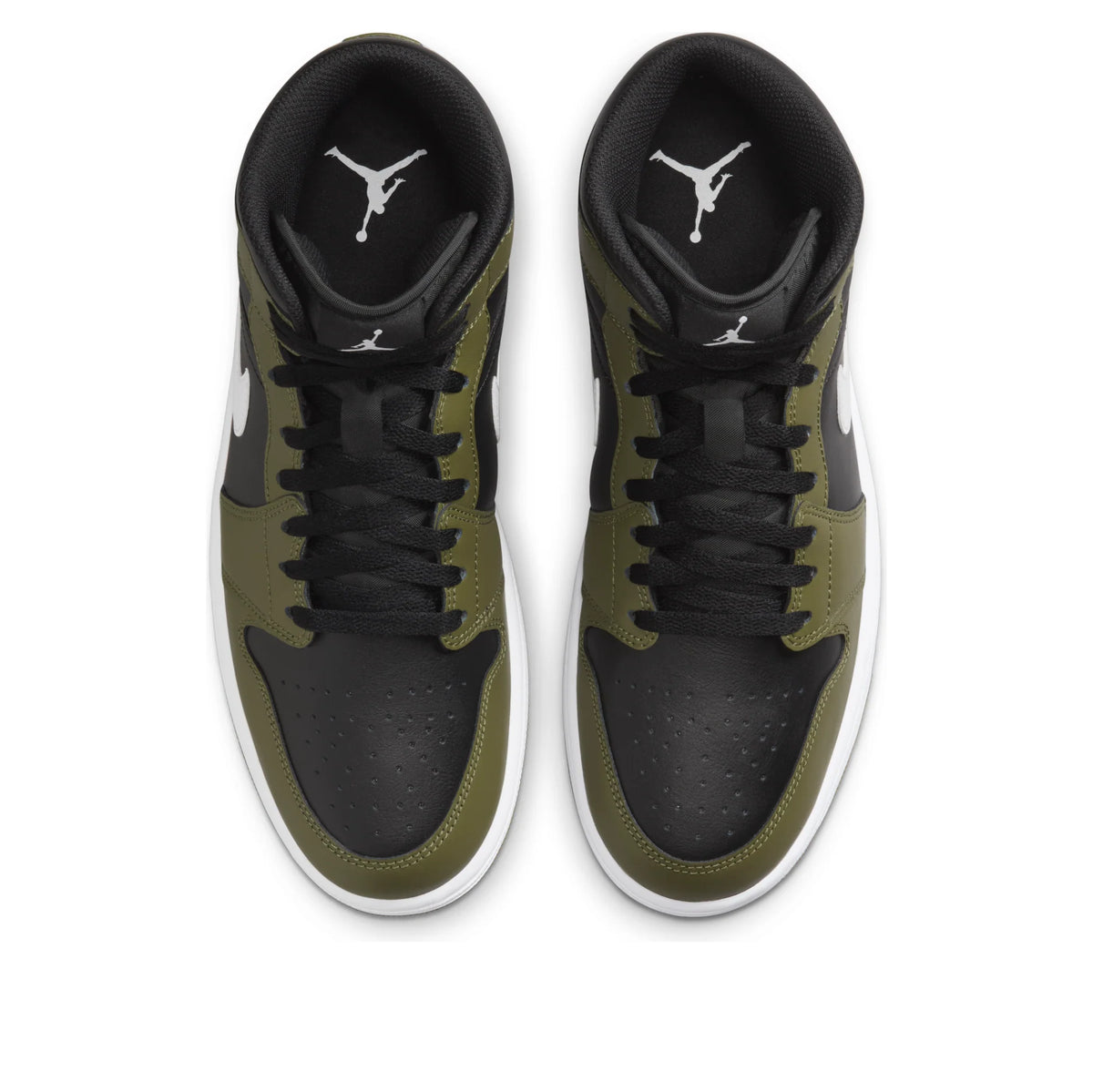 Air Jordan 1 Mid 'Black Medium Olive'
