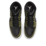 Air Jordan 1 Mid 'Black Medium Olive'