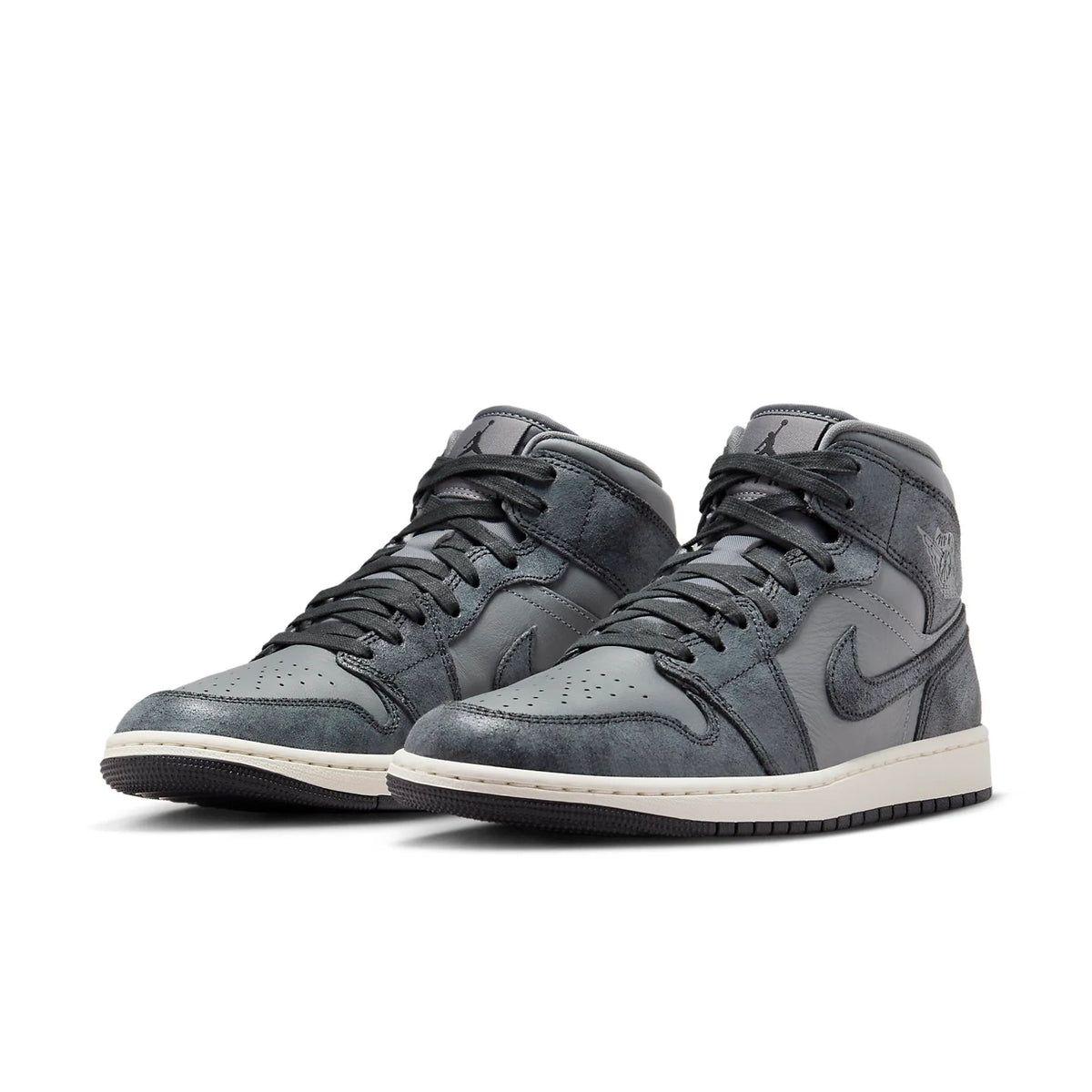 Air Jordan 1 Mid 'Distressed Smoke Grey'