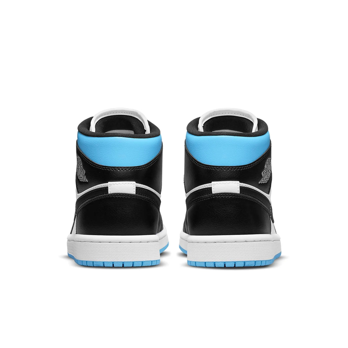 Air Jordan 1 Mid 'University Blue Black White'