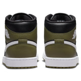 Air Jordan 1 Mid 'Black Medium Olive'