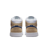 Air Jordan 1 Mid 'White Khaki Blue Void'