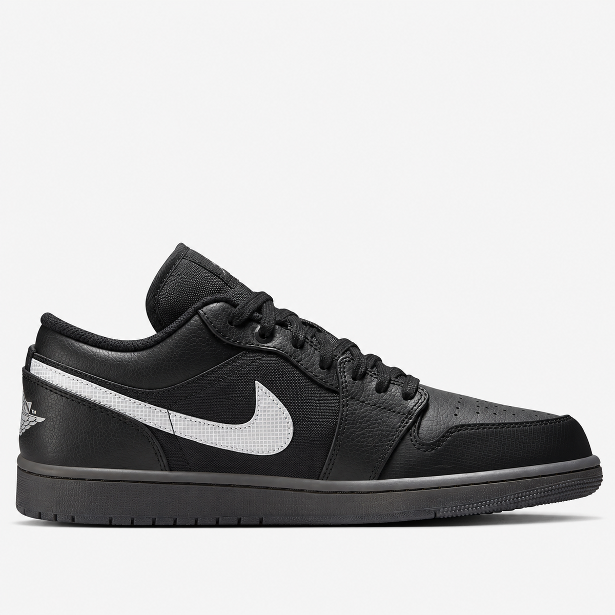 Air Jordan 1 Low 'Black White Dark Smoke Grey'