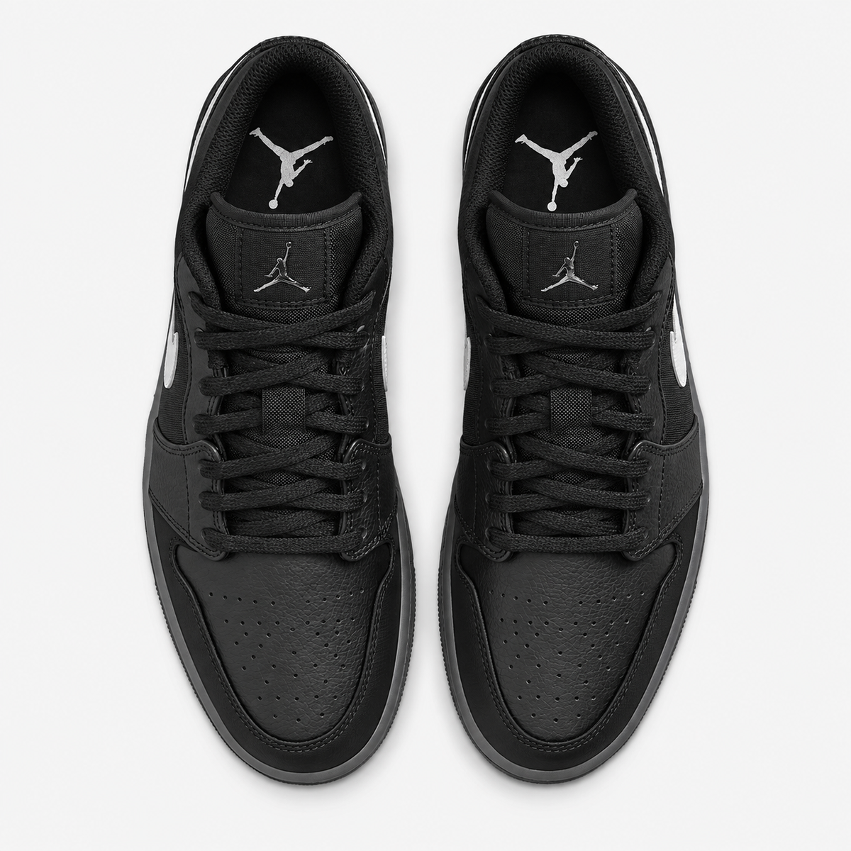 Air Jordan 1 Low 'Black White Dark Smoke Grey'