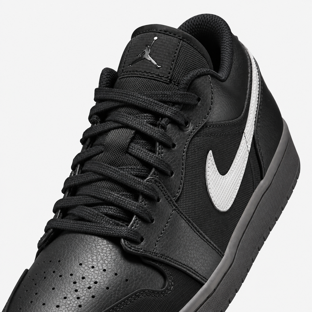 Air Jordan 1 Low 'Black White Dark Smoke Grey'