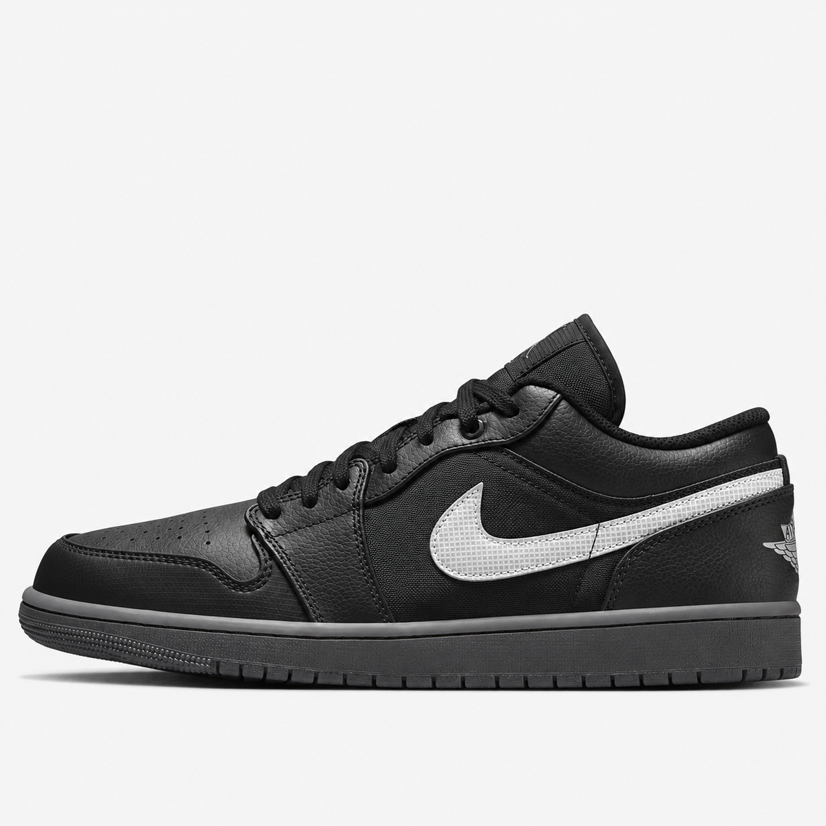 Air Jordan 1 Low 'Black White Dark Smoke Grey'
