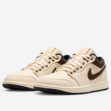 Air Jordan 1 Low Premium 'Pale Ivory Off Noir Baroque Brown'