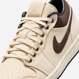 Air Jordan 1 Low Premium 'Pale Ivory Off Noir Baroque Brown'