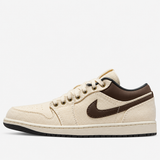 Air Jordan 1 Low Premium 'Pale Ivory Off Noir Baroque Brown'