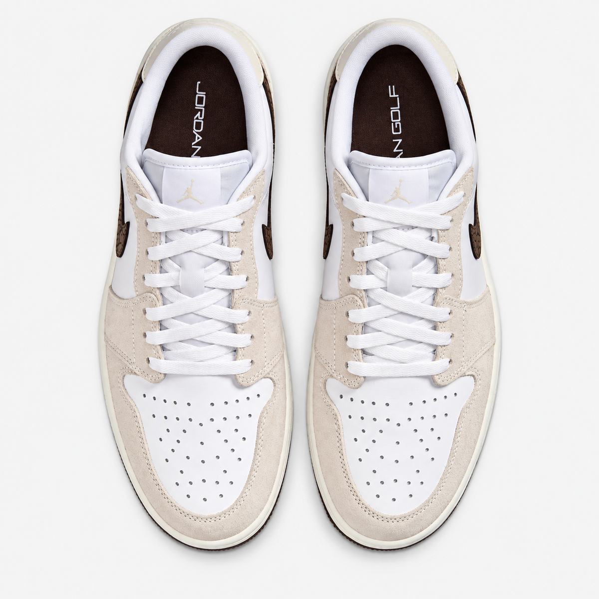 Air Jordan 1 Retro Low Golf 'Light Orewood Elephant'