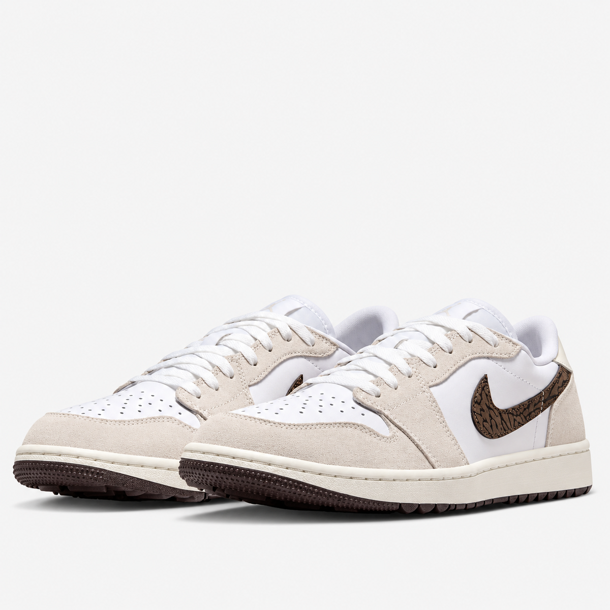 Air Jordan 1 Retro Low Golf 'Light Orewood Elephant'