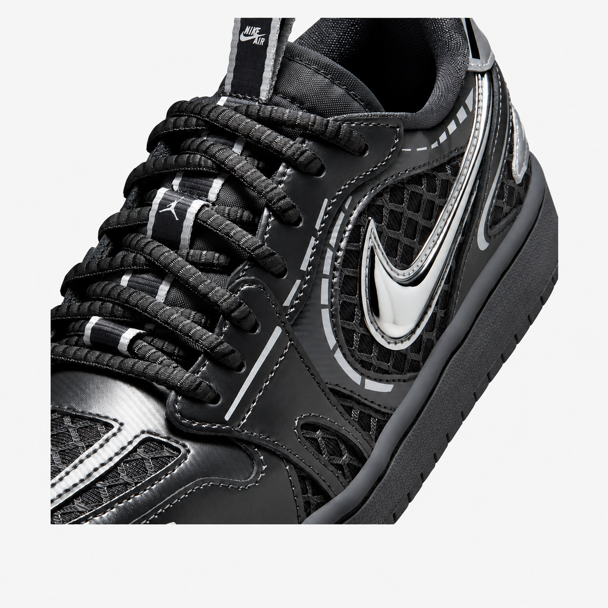 Air Jordan 1 Low Method of Make V3 'Black Metallic Silver'
