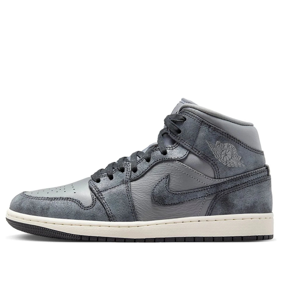 Air Jordan 1 Mid 'Distressed Smoke Grey'