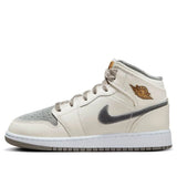 Air Jordan 1 Mid 'Grey Velvet Toe'