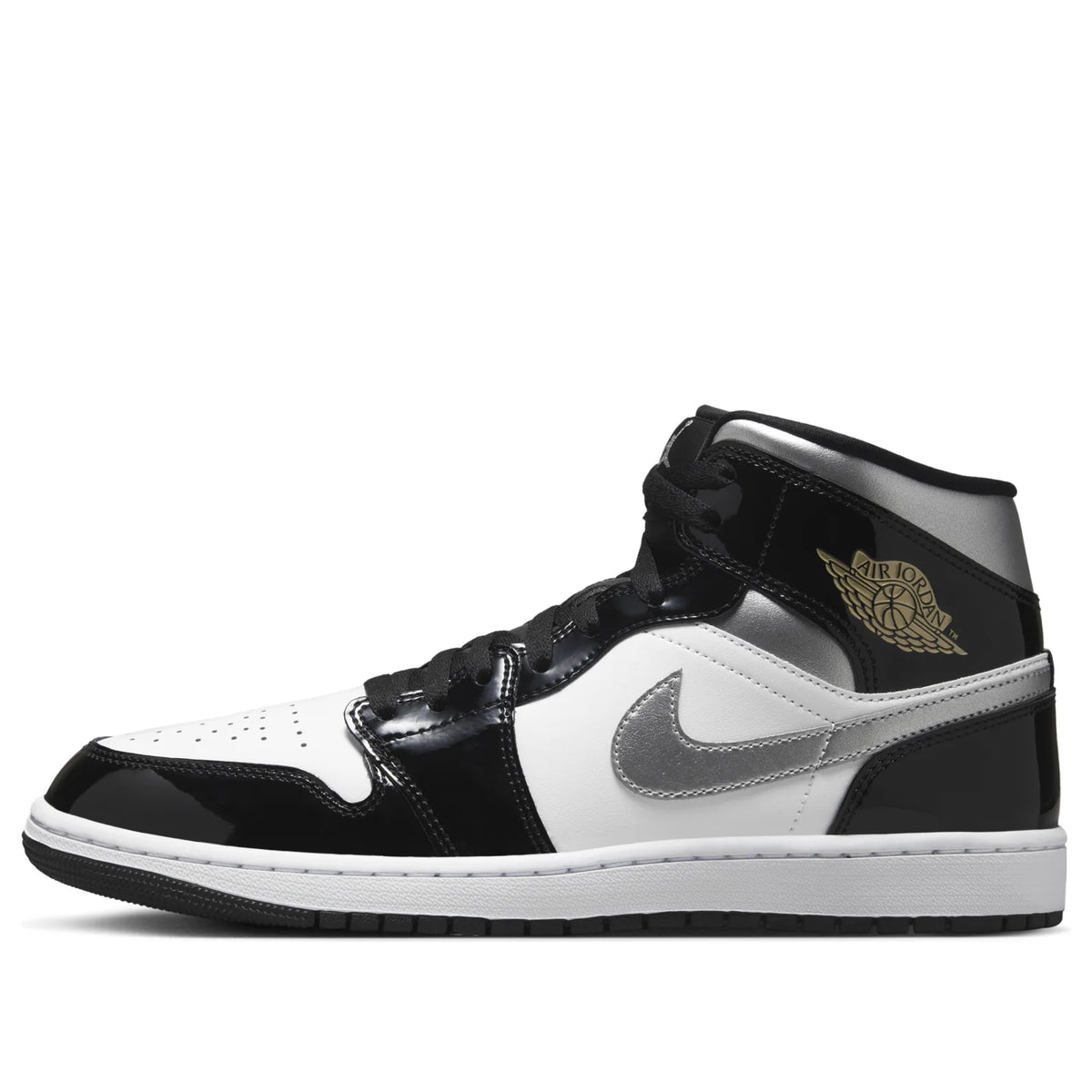 Air Jordan 1 Mid 'Black Patent'